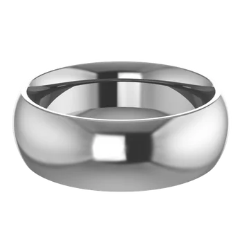 Cobalt 7mm Standard Weight Comfort Fit Half Round Band