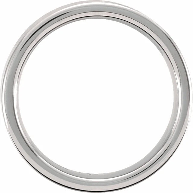Tungsten 6mm Flat Satin Band