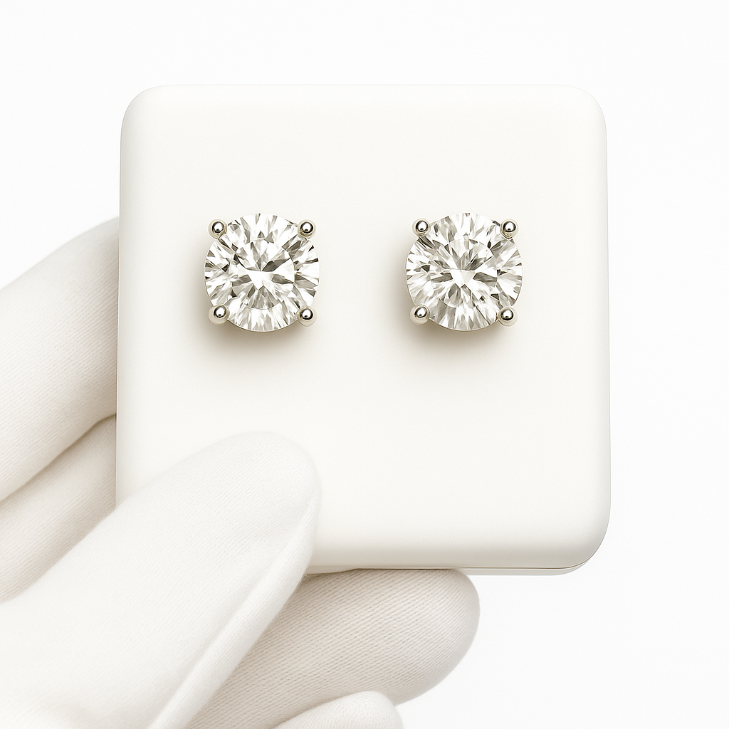 14KT 1.00CT Lab Grown Diamond Studs