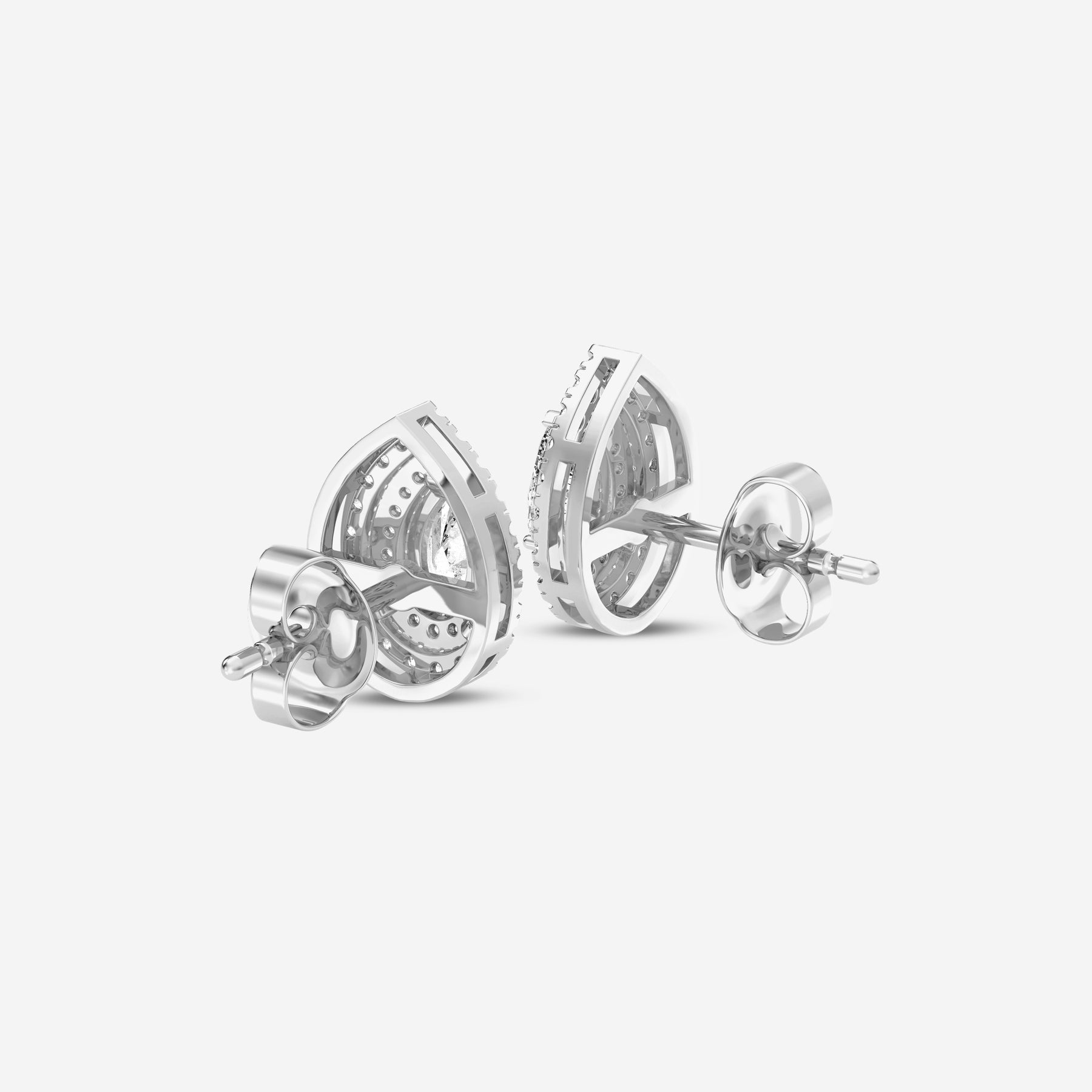 Pear 0.60CT Lab Diamonds Stud Earrings