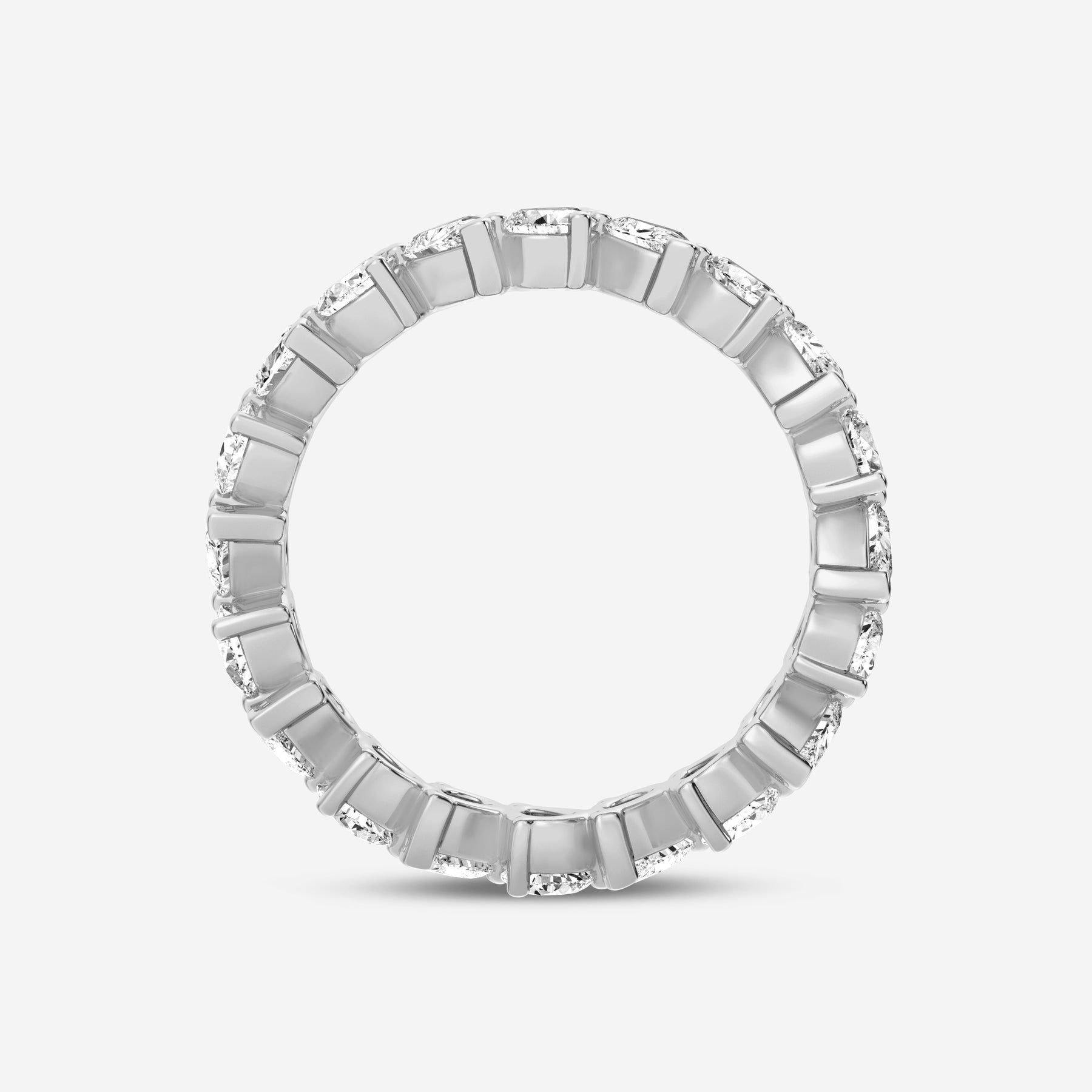 Pear 2.89CT Lab Diamond Eternity Band
