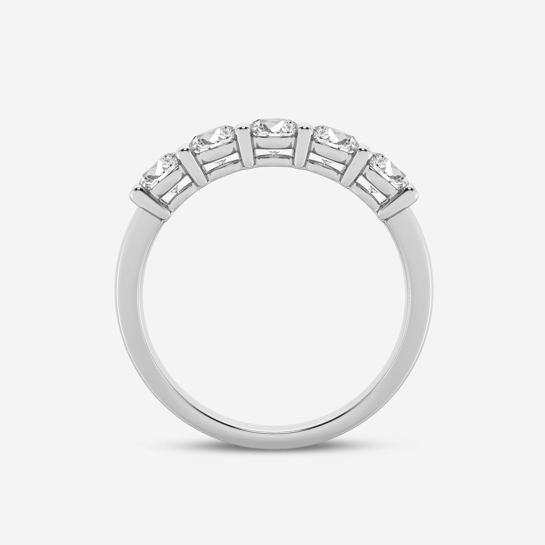 Round 5 stone 1.22CT Lab Diamond Band