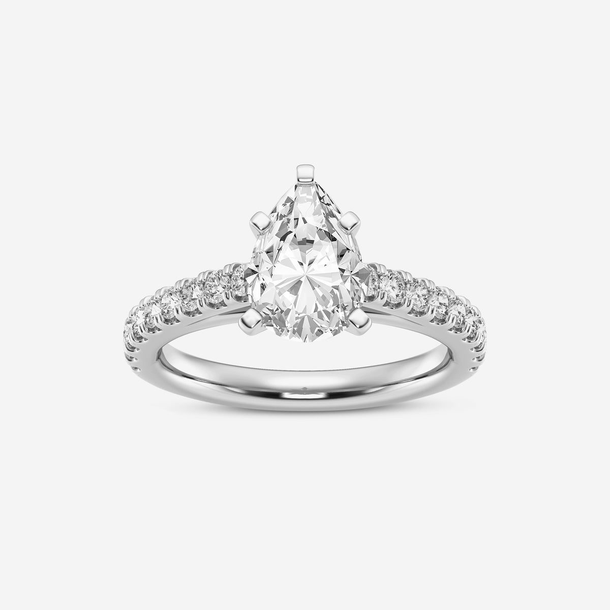 Pear Solitaire Engagement Ring