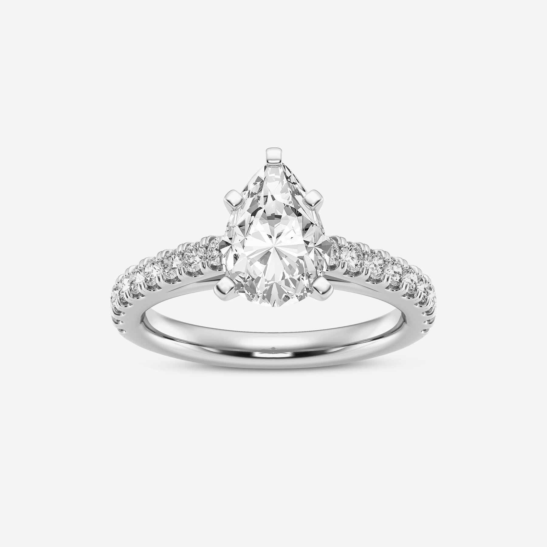 Pear Solitaire Engagement Ring