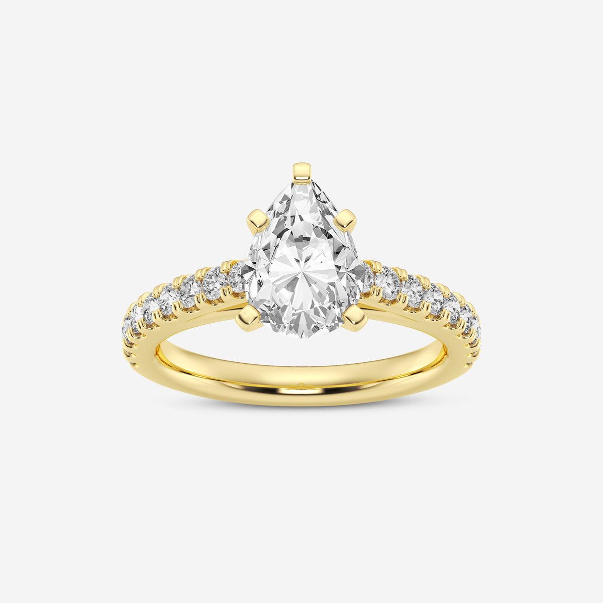 Pear Solitaire Engagement Ring