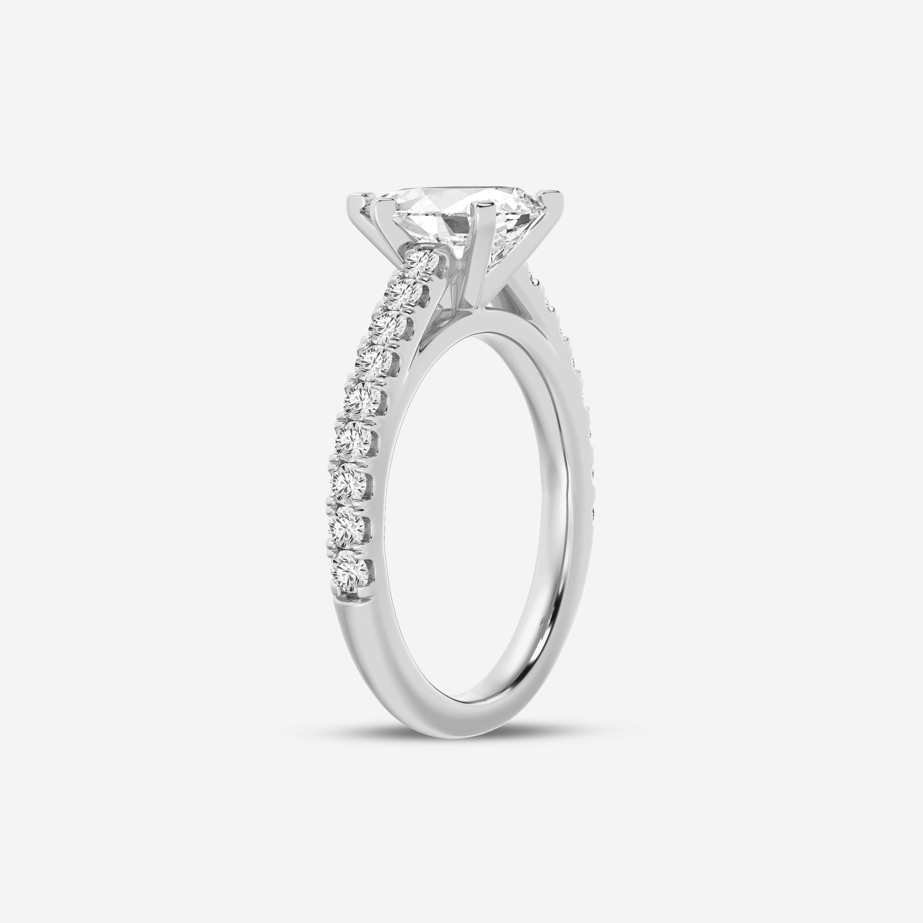Pear Solitaire Engagement Ring
