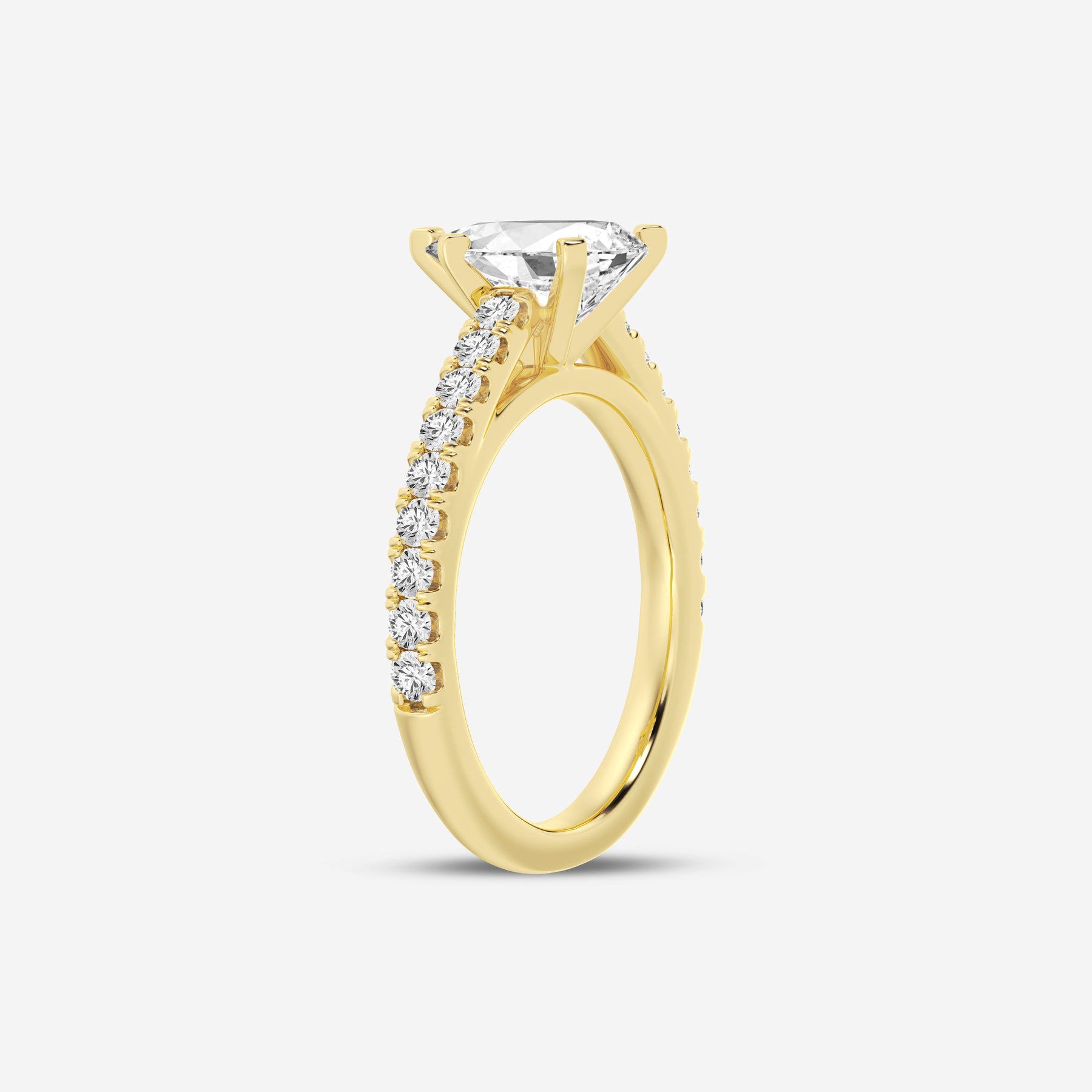 Pear Solitaire Engagement Ring