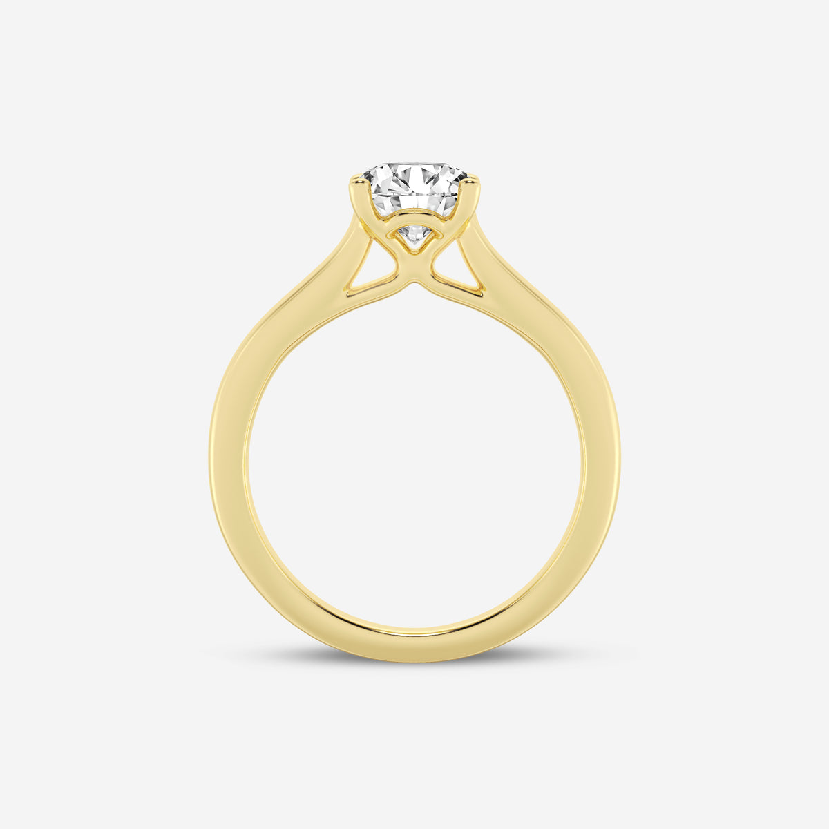 Round Solitaire Lab Diamond Ring