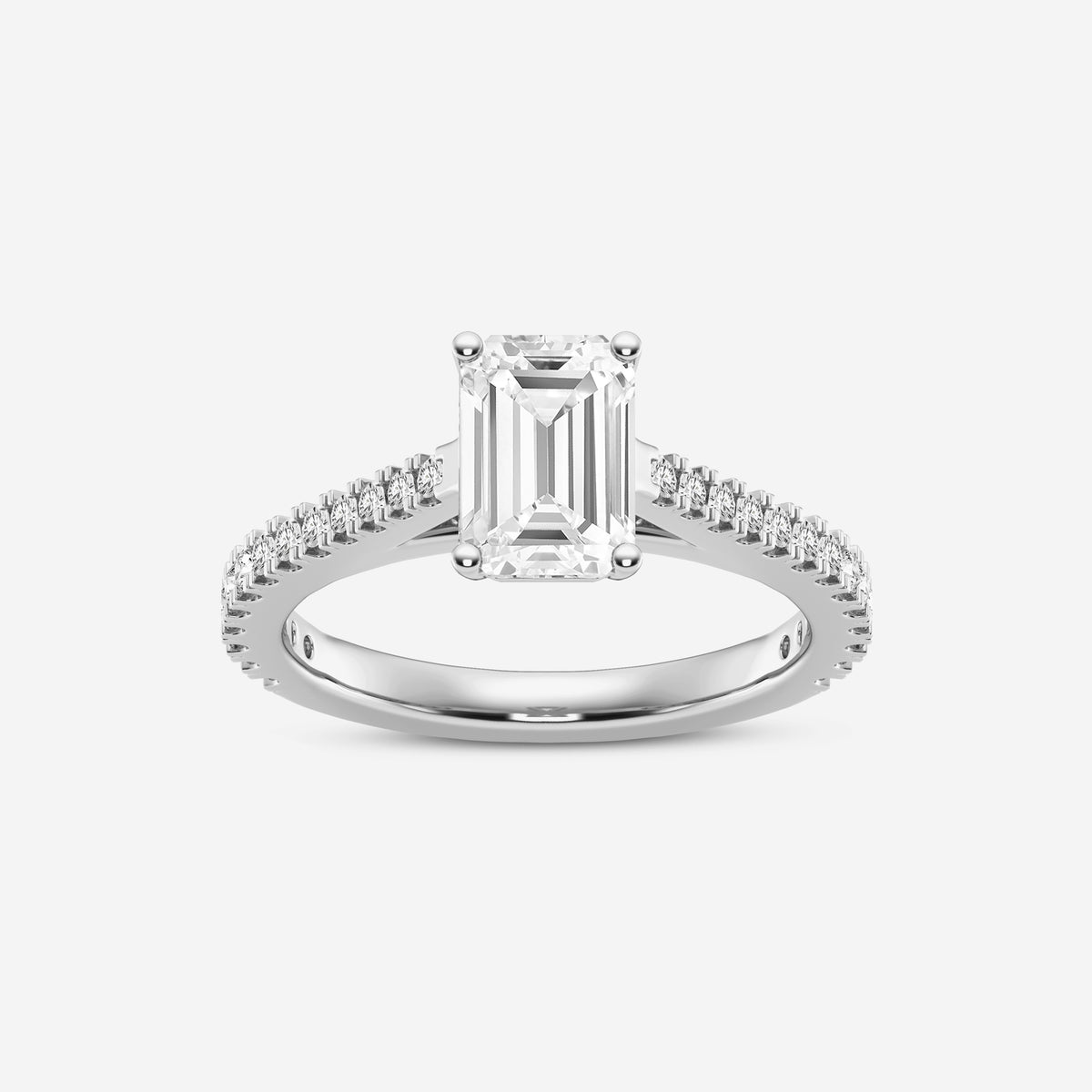 Emerald Cut Solitaire Ring