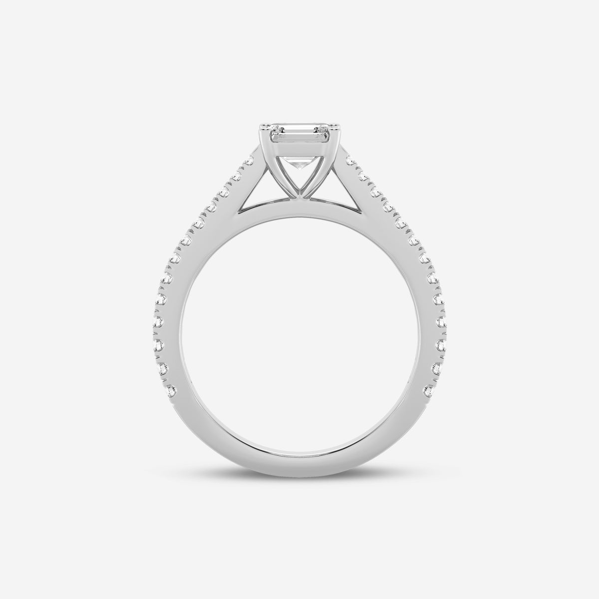 Emerald Cut Solitaire Ring