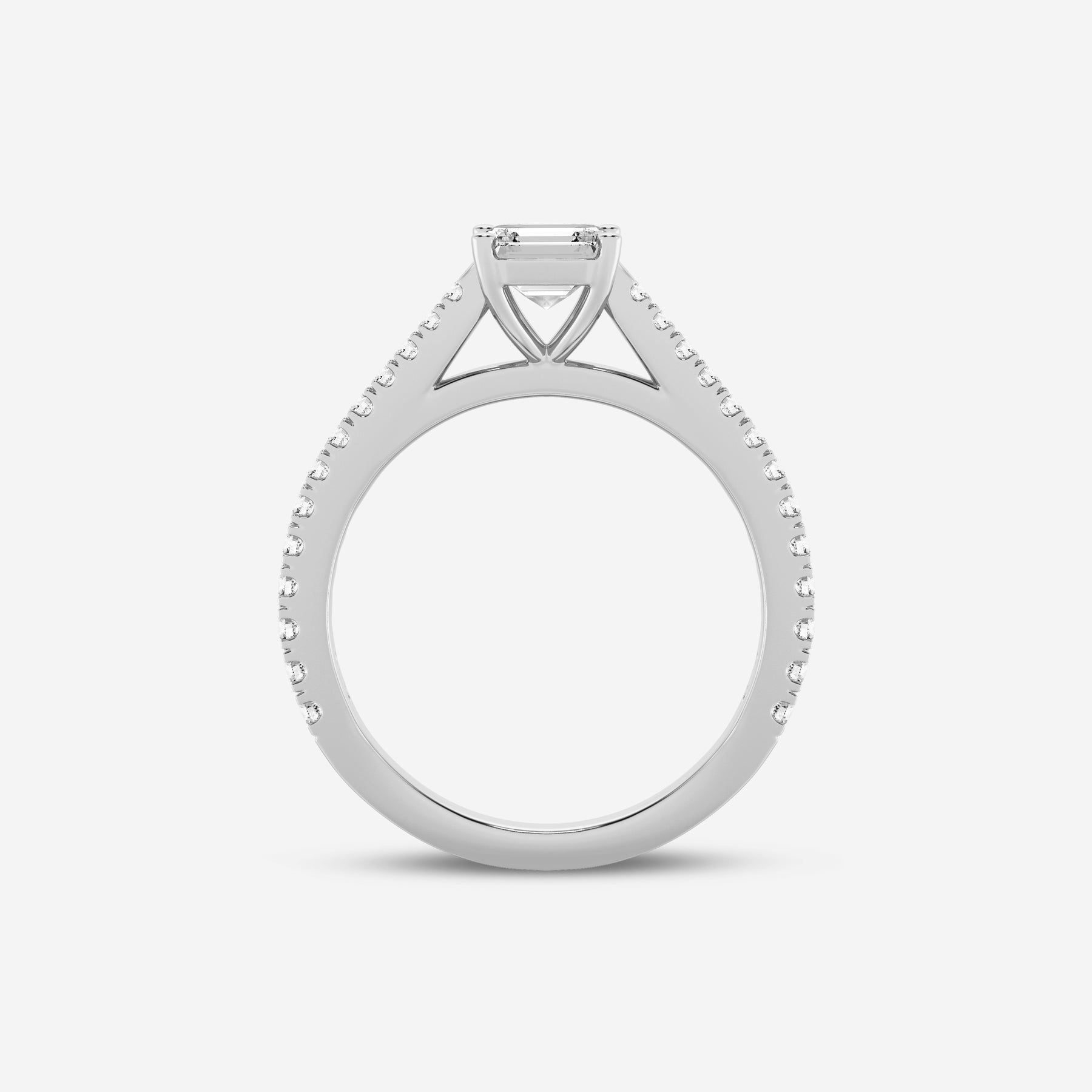 Emerald Cut Solitaire Ring