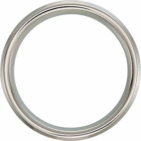 Cobalt 6 mm Beveled-Edge Band