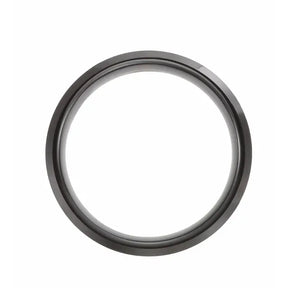 Tungsten 8mm Black Immerse Plated Satin Finish Band