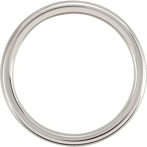 Cobalt 4mm Slightly Domed Band