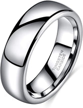 Tungsten 6mm Domed Band High Polish