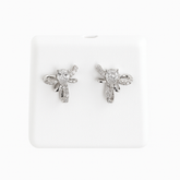 14KT White Gold 0.43ct Lab Grown Diamond Earrings