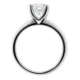 14KT WG 1.52ct Lab Grown Diamond Solitaire Ring VS-F