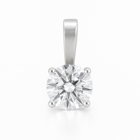 14KT WG 1.05CT LAB GROWN DIAMOND PENDANT