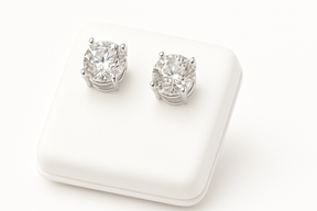 14KT WG 2.08CT Lab Grown Diamond Studs