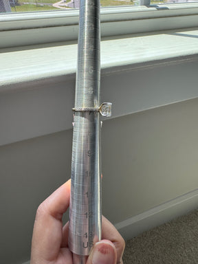 14KT YG 1.53CT CENTER RADIANT CUT LAB GROWN DIAMOND RING