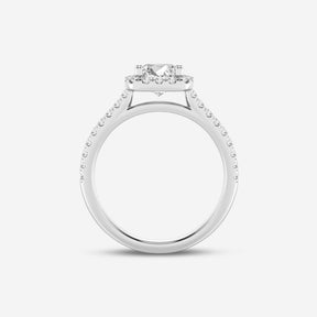 Cushion Halo Lab Diamond Ring