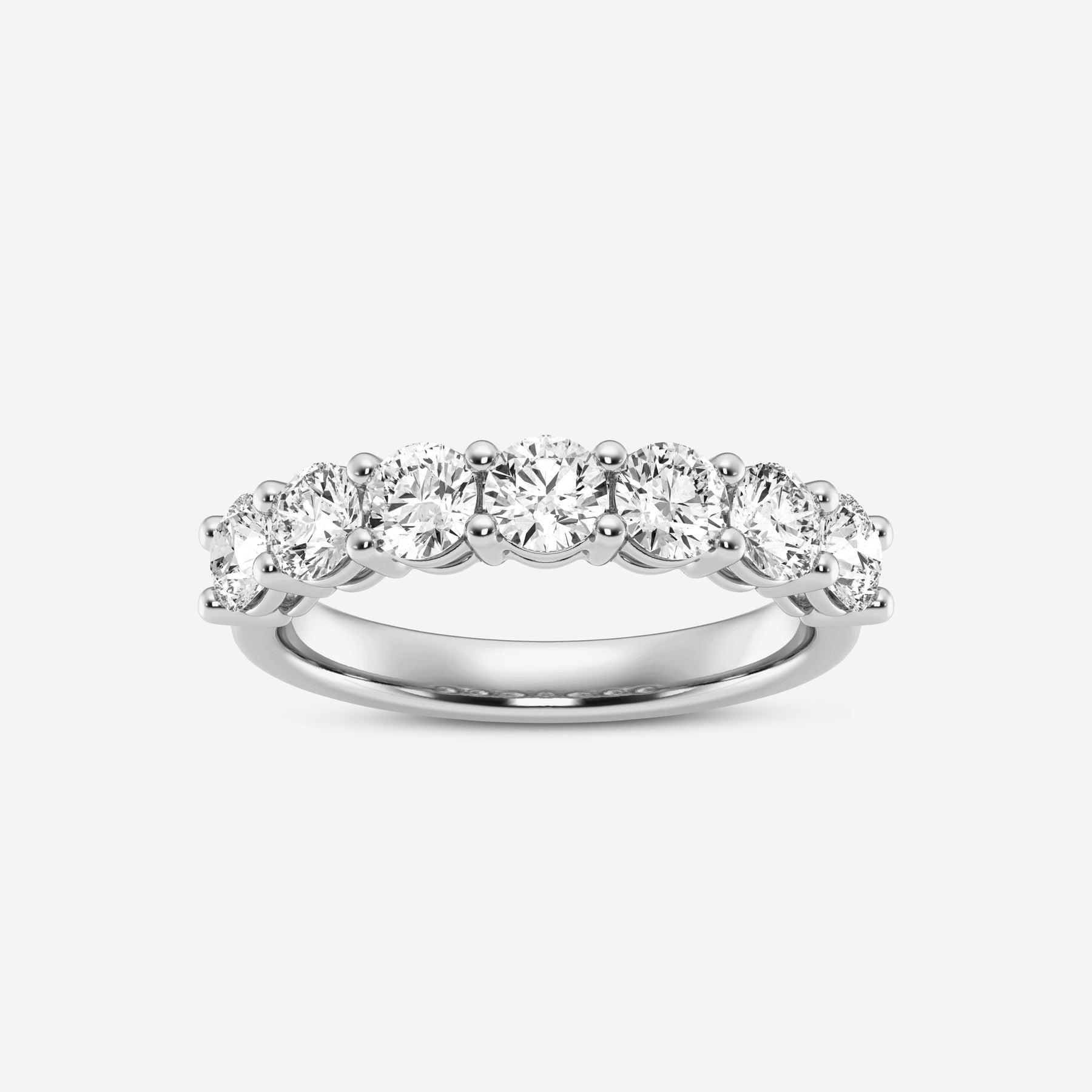 Round 7 Stone 0.99CT Lab Diamond band