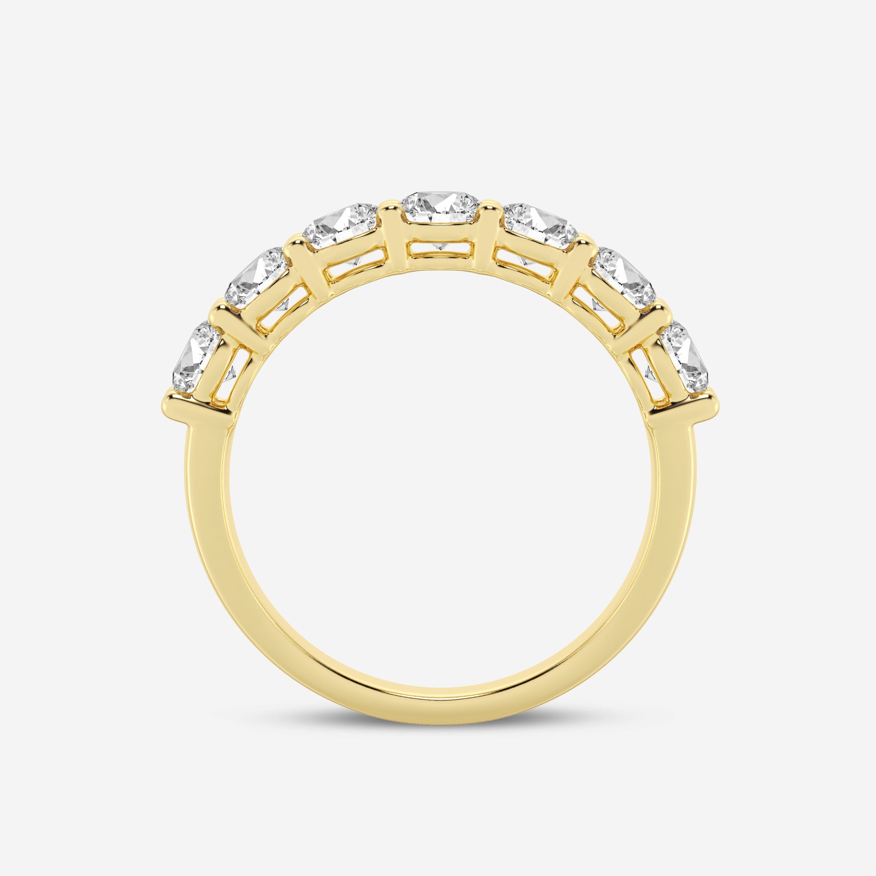 Round 7 Stone 0.99CT Lab Diamond band