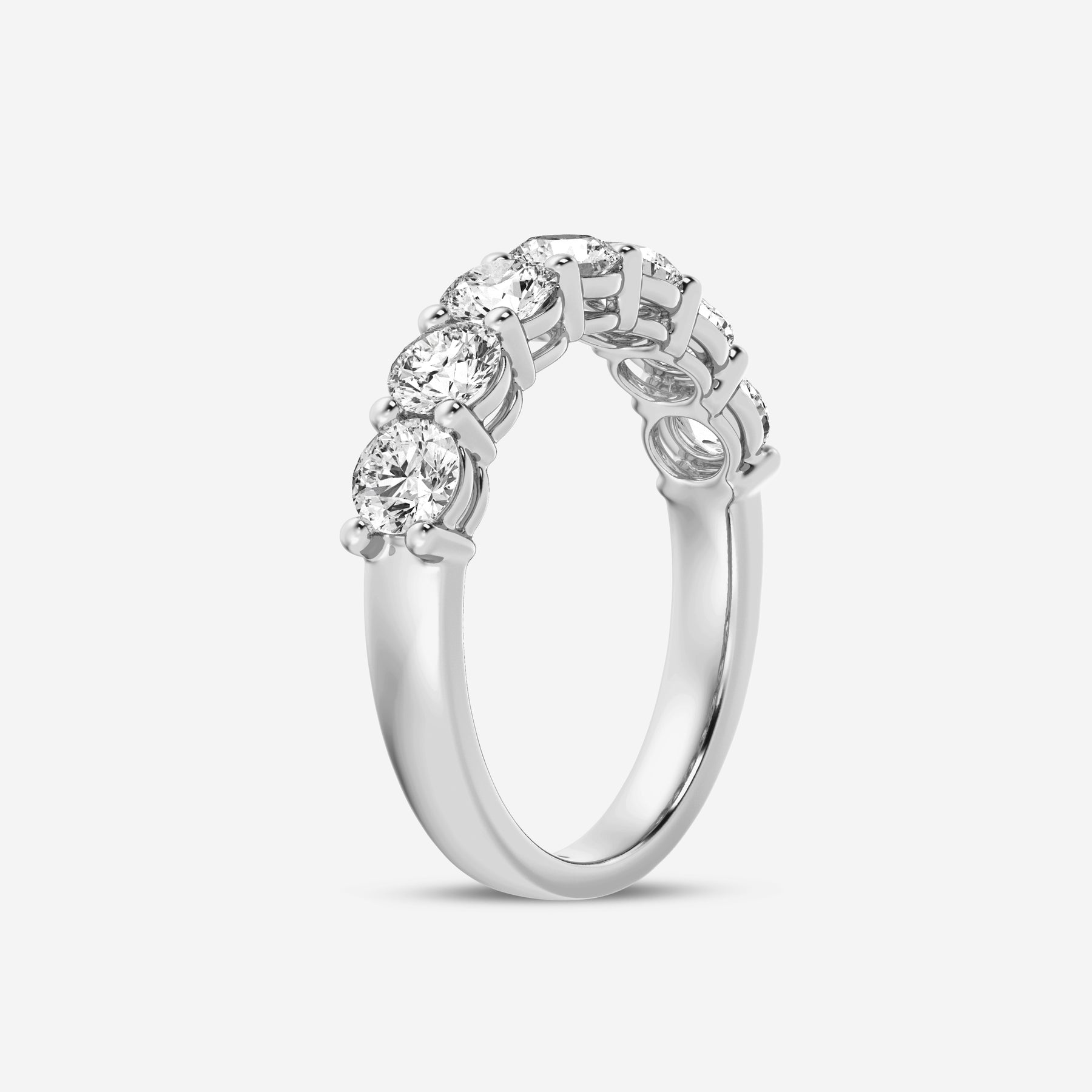 Round 7 Stone 0.99CT Lab Diamond band