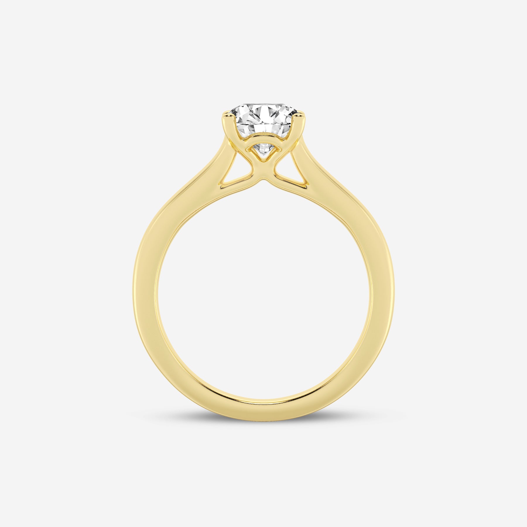 Round Solitaire Lab Diamond Ring