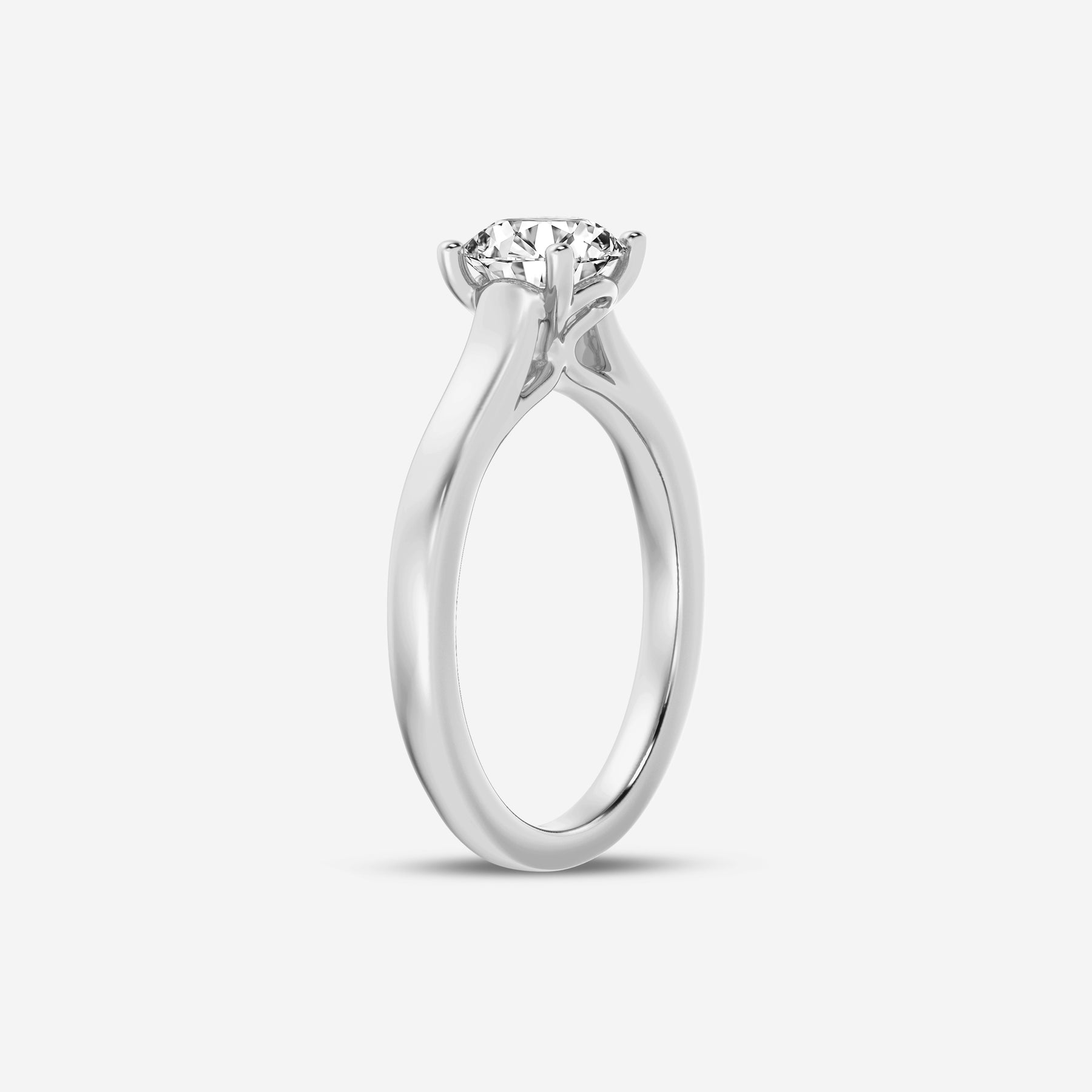 Round Solitaire Lab Diamond Ring