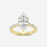 Marquise Lab Diamond Ring