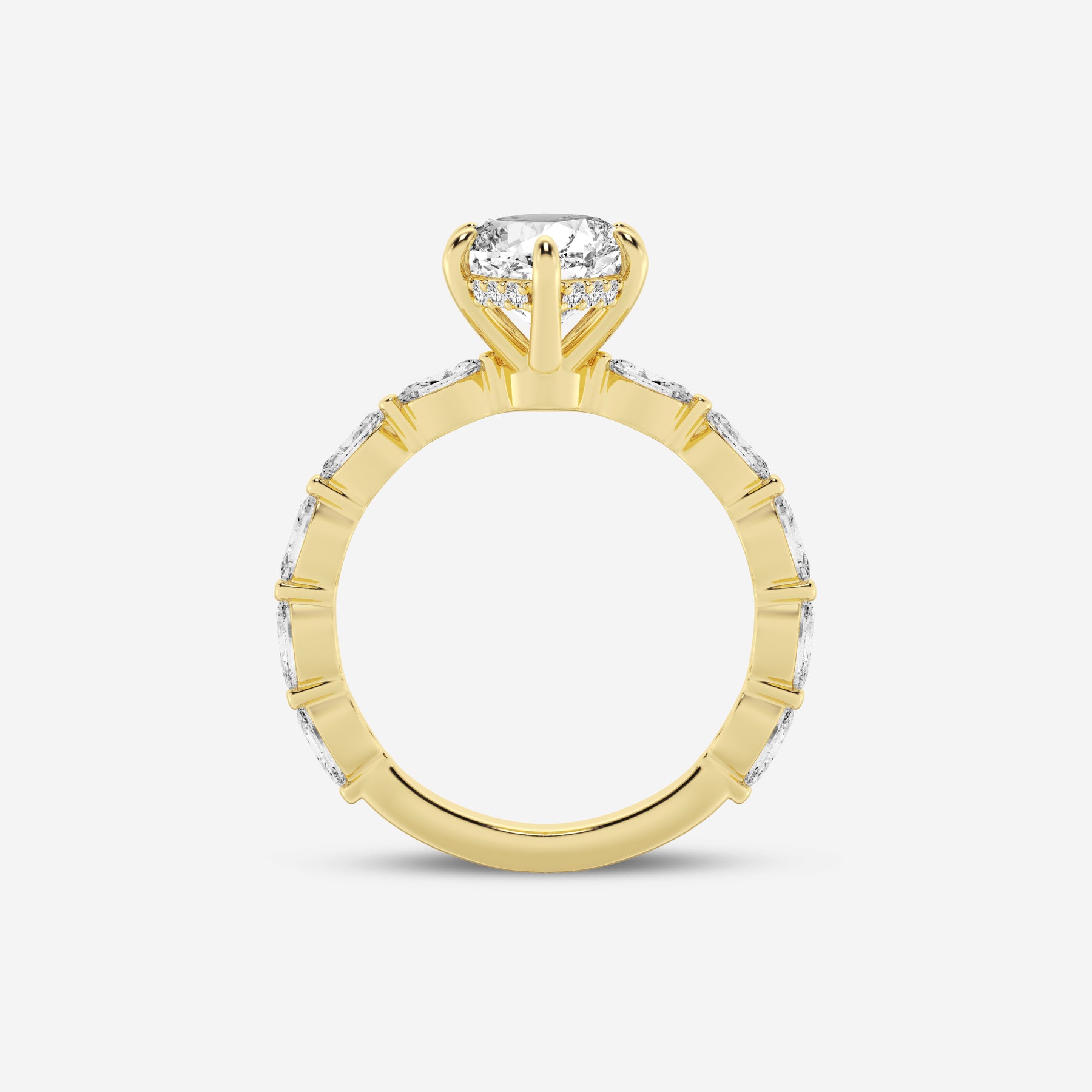 Marquise Lab Diamond Ring